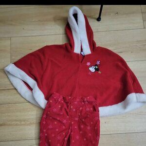 Minnie mouse cape with matching pants